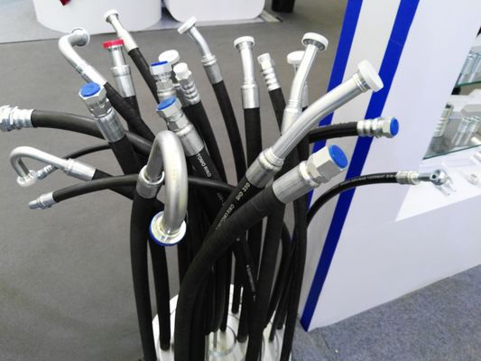 Chine Ensemble de tuyaux à haute pression, tuyau hydraulique à tresse: SAE 100 R2A/DIN EN 853 2ST fournisseur