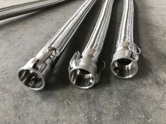 Chine Ensemble de tuyau flexible métallique / ensemble de raccords à bride de tuyau flexible en acier inoxydable fournisseur