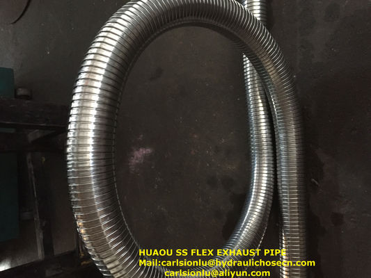 Chine tuyau d'échappement flexible / tuyau d'échappement de camion flexible / tuyau d'échappement flexible / tuyau d'extension en acier inoxydable fournisseur