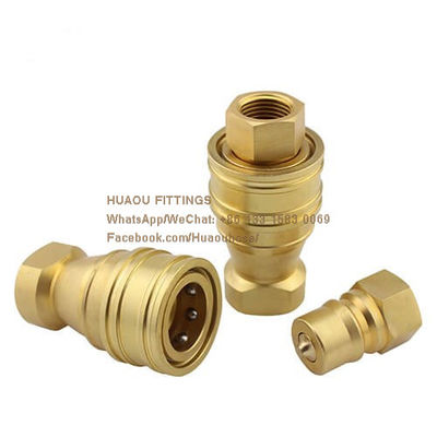 Chine Accouplement rapide pneumatique et hydraulique / accouplement hydraulique interchangeable / cuivre ISO B BSP fournisseur
