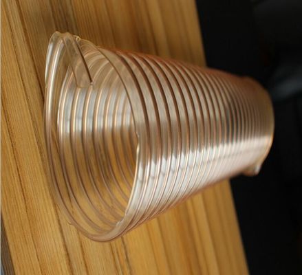 Ventilation en spirale par câble d'acier en PU flexible / tube de conduit d'air / tuyau fournisseur