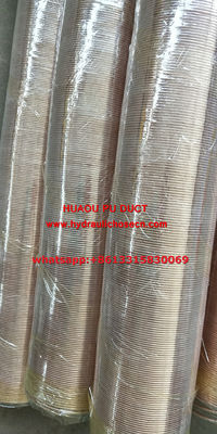 tuyau en spirale de fil d'acier en PU flexible / tuyau de conduit d'air / tuyau de poussière en plastique flexible fournisseur