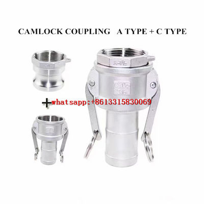 Couplings à camlocks / raccords à camlocks / raccords rapides / raccords pour tuyaux industriels / raccords pour tuyaux d'eau fournisseur