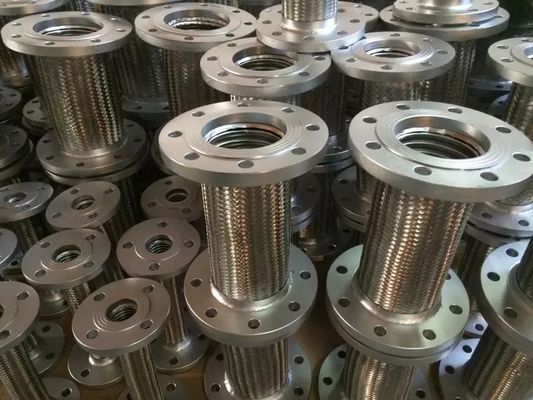 Ensemble de tuyaux métalliques flexibles avec raccords de brides / ensemble de raccords de brides de tuyaux flexibles en acier inoxydable fournisseur