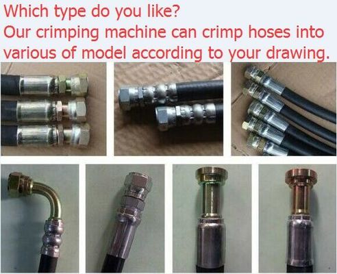 Crèmeuse de tuyaux à haute précision de crimping / machine hydraulique de crèmeuse de tuyaux / machine de crèmeuse / crèmeuse fournisseur