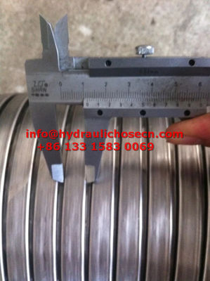 SS304 tuyau d'échappement, tuyau d'échappement flexible, tuyau d'échappement de moteur, tuyau d'échappement de générateur fournisseur