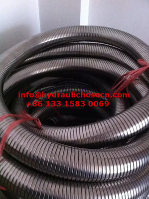 SS304 tuyau d'échappement, tuyau d'échappement flexible, tuyau d'échappement de moteur, tuyau d'échappement de générateur fournisseur