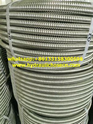 Tuyau d'eau flexible SS304, tuyau d'aspiration flexible, tuyau flexible SS316L, tuyau métallique flexible fournisseur