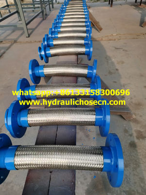 Tuyau métallique flexible, tuyau d'aspiration, tuyau d'eau, tuyau de pompe, tuyau flexible SS304, tuyau flexible SS316L, tuyau métallique fournisseur