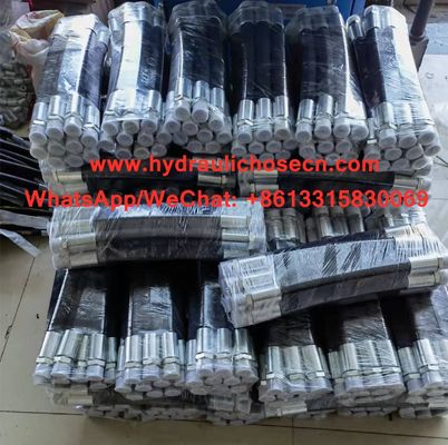 4SH 4SP tuyau hydraulique, tuyau en caoutchouc haute pression, tuyau en caoutchouc souple haute pression, R1, R2, 4SH, 4SP fournisseur