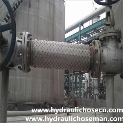 Tuyau métallique flexible / tuyau en acier inoxydable basse température / tuyau flexible en acier inoxydable haute pression fournisseur