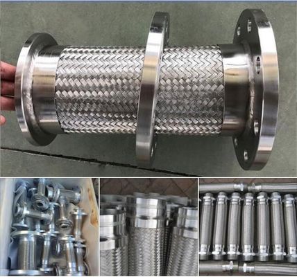 Tuyau flexible en acier inoxydable isolant sous vide à basse température / tuyau flexible en acier inoxydable à haute pression fournisseur