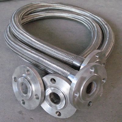 Tuyau métallique de grand diamètre / tuyau souple en acier inoxydable à haute température et haute pression / tuyau souple en acier inoxydable fournisseur