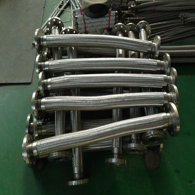 Tuyau métallique de grand diamètre / tuyau souple en acier inoxydable à haute température et haute pression / tuyau souple en acier inoxydable fournisseur