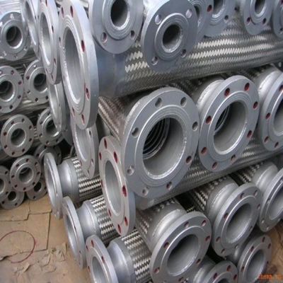 Tuyau métallique de grand diamètre / tuyau souple en acier inoxydable à haute température et haute pression / tuyau souple en acier inoxydable fournisseur