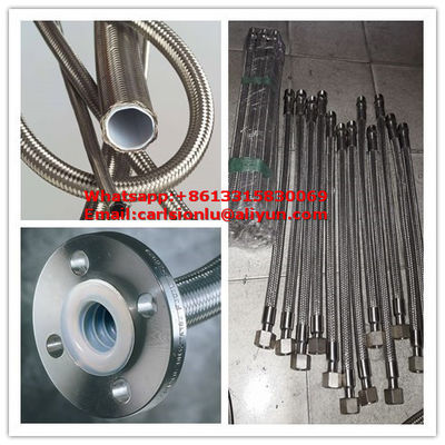 tuyau en téflon résistant aux produits chimiques et aux solvants / tuyau en PTFE en blanc avec des options de longueur personnalisables fournisseur