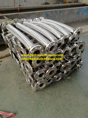 tuyau métallique flexible à haute température -192 centigrade avec SS316 fil d'acier inoxydable tresse 1/4 pouce fournisseur