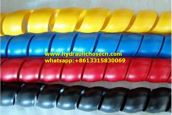 Facile à installer tuyau enroulé en spirale pour le manchon de tuyau de protection Gardez vos tuyaux en parfait état fournisseur