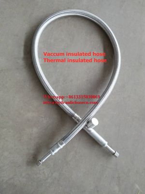 tuyaux à azote liquide, tuyaux isolés sous vide, tuyaux flexibles isolés sous vide fournissant de l'azote liquide fournisseur