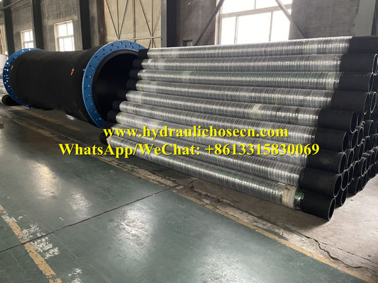 tuyau de décharge d'aspiration d'eau de haute résistance renforcée pour 1-6 pouces de diamètre intérieur et 1 pouce à 20 pouces de diamètre fournisseur