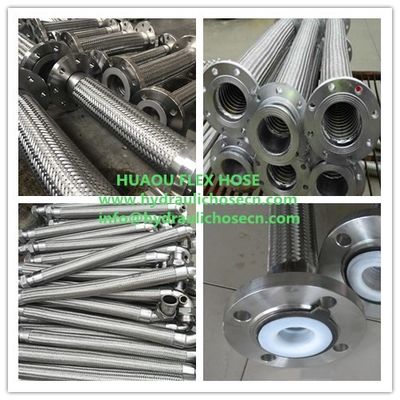 Tuyau métallique flexible SS304 de longueur personnalisable avec options de raccords d'extrémité personnalisables fournisseur