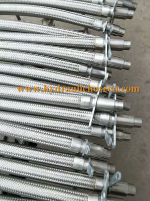 Tuyau métallique flexible SS304 de longueur personnalisable avec options de raccords d'extrémité personnalisables fournisseur