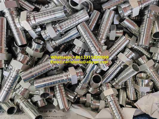 Raccords personnalisables pour tous types de flexibles hydrauliques STANDARD MÉTRIQUE Installation de sertissage fournisseur