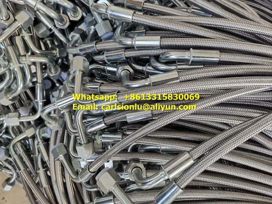 Compresseur d'air haute pression tuyau en caoutchouc 3/4 " avec fil SS304 tressé fournisseur