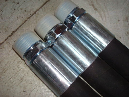 tuyau en caoutchouc haute pression / tuyau hydraulique R1/R2/4SH/4SP / tuyau pour extincteur à poudre sèche / tuyau hydraulique EN853-1S fournisseur