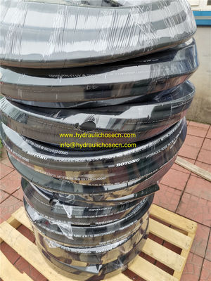 tuyau hydraulique en fil d'acier en spirale: DIN EN856 4SH tuyau hydraulique / tuyau en caoutchouc haute pression fournisseur