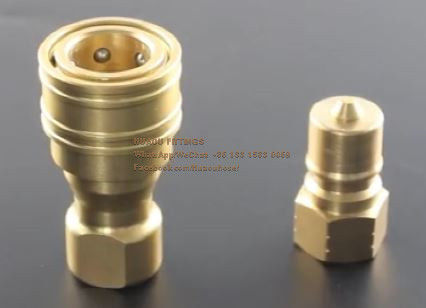 Accouplement rapide pneumatique et hydraulique / accouplement hydraulique interchangeable / cuivre ISO B BSP fournisseur