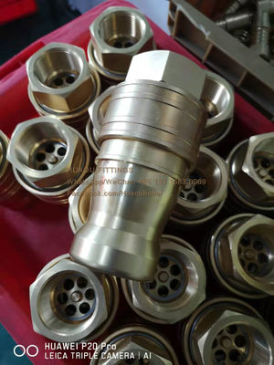 Accouplement rapide pneumatique et hydraulique / accouplement hydraulique interchangeable / cuivre ISO B BSP fournisseur