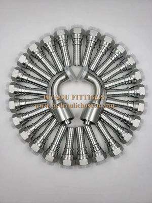 les raccords hydrauliques / raccords de tuyaux / raccords en acier au carbone / raccords en acier inoxydable /metrique, JIS, JIC, ORFS, BSPT, SAE fournisseur